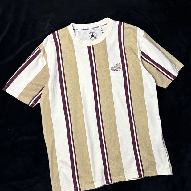 일본빈티지 CONVERSE 스트라이프 티셔츠