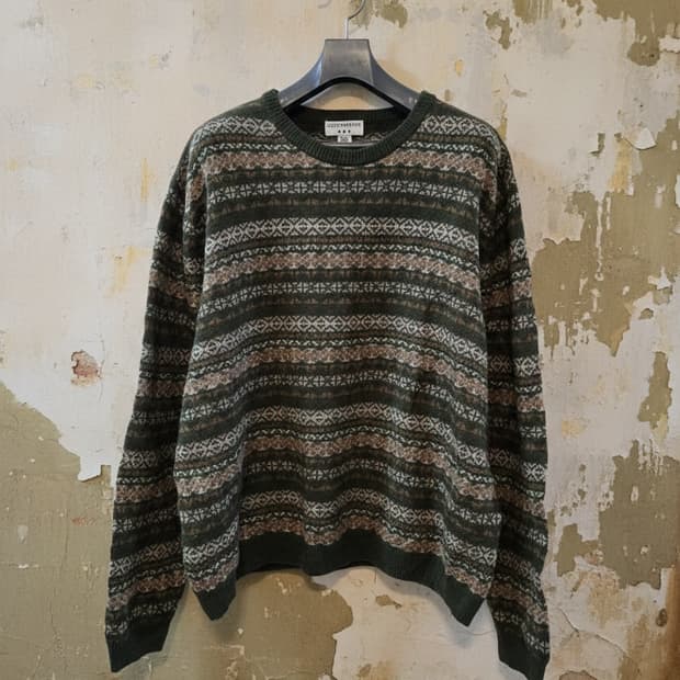 Covington 페어아일 니트 울 스웨터 XXL