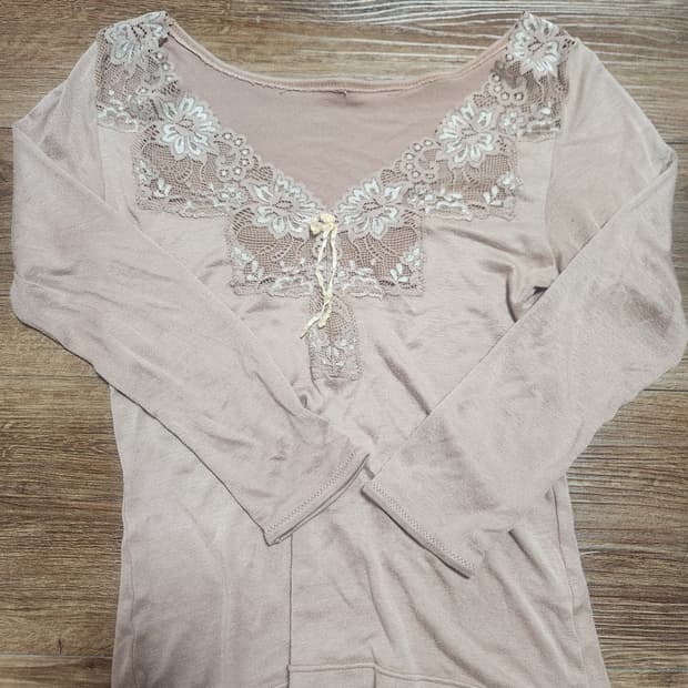 빈티지 레이스 슬리브리스