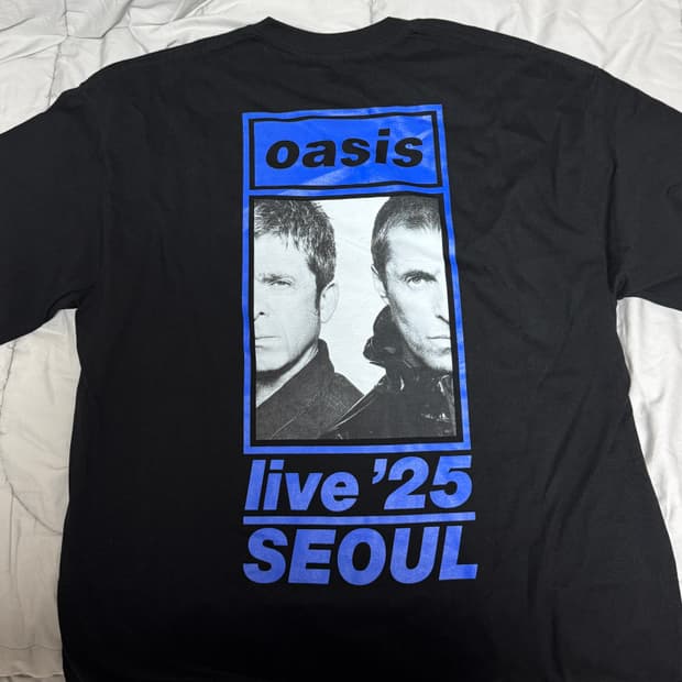 오아시스 서울 한정 티셔츠 XL