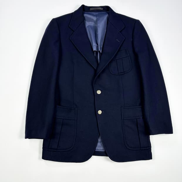 90s Mcgregor 맥그리거 울 블레이져 다크 네이비 M 