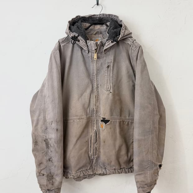 빈티지 쓰래쉬드 칼하트 풀스윙 자켓
