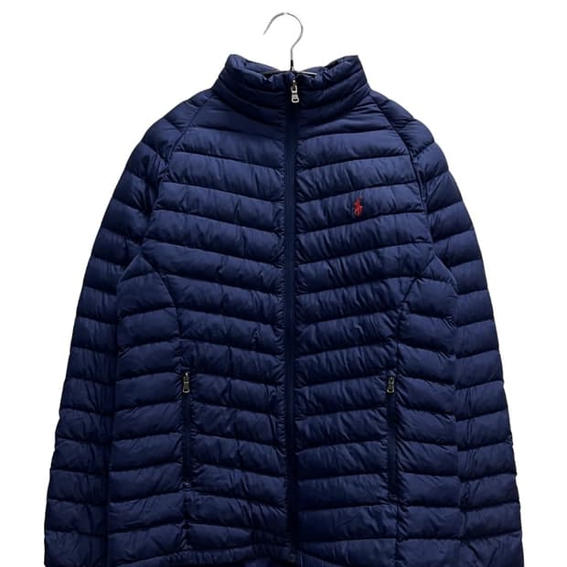 (L) 폴로 랄프로렌 키즈/우먼스 경량 패딩 자켓 네이비