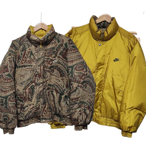 나이키 삼나스포츠 양면 리버시블 패딩 자켓