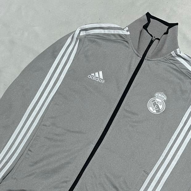 95 아디다스 레알 마드리드 그레이 트랙탑 0224