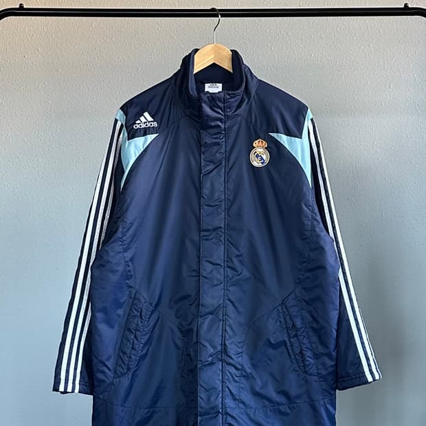 [XL]아디다스 레알마드리드 벤치 파카 패딩