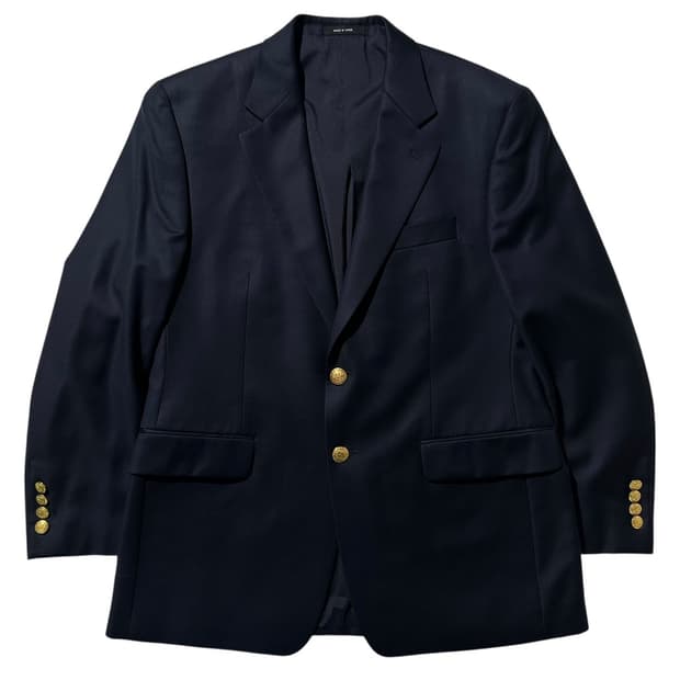 로렌 랄프로렌 금장버튼 싱글 2B 블레이저 자켓 네이비