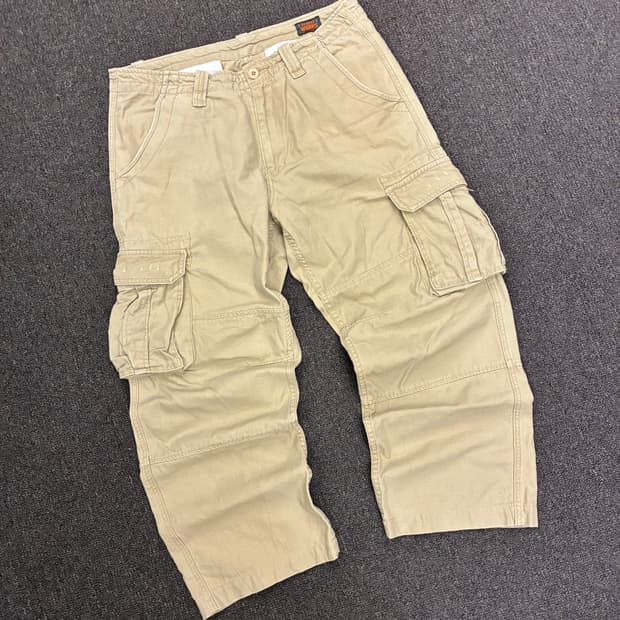 XL)Japanese vintage 여성 카고팬츠