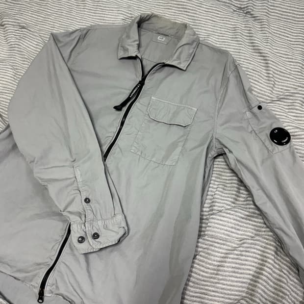 CP컴퍼니 그레이 코튼 오버셔츠(XL)