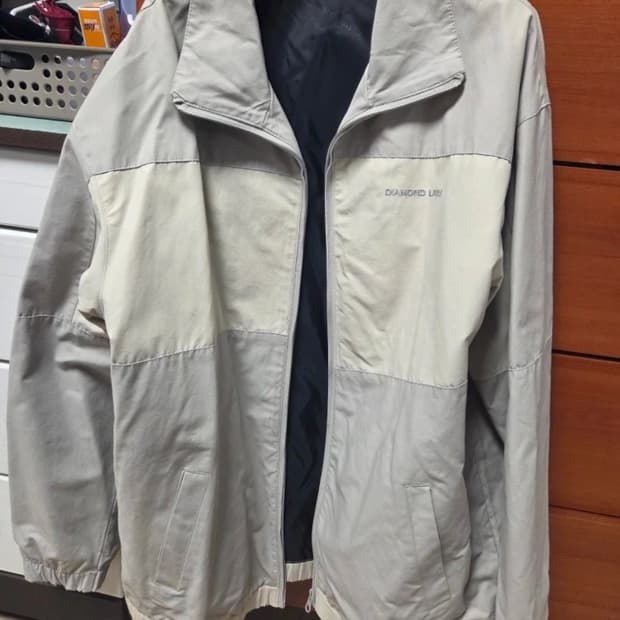 다이아몬드레이라 세퍼레이트 블록 트랙 자켓 J15 그레이 l사이즈