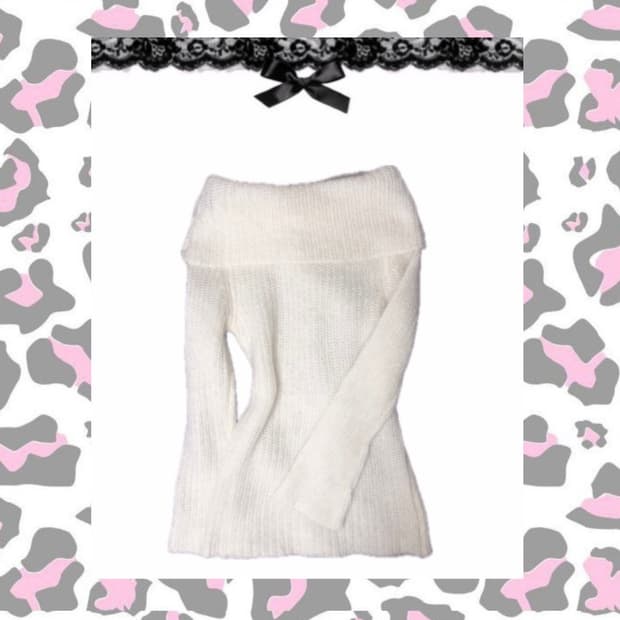 리즈리사 Liz lisa 숄더 니트