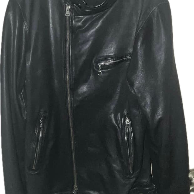 빔즈 램스킨 레더자켓 릭오웬스st