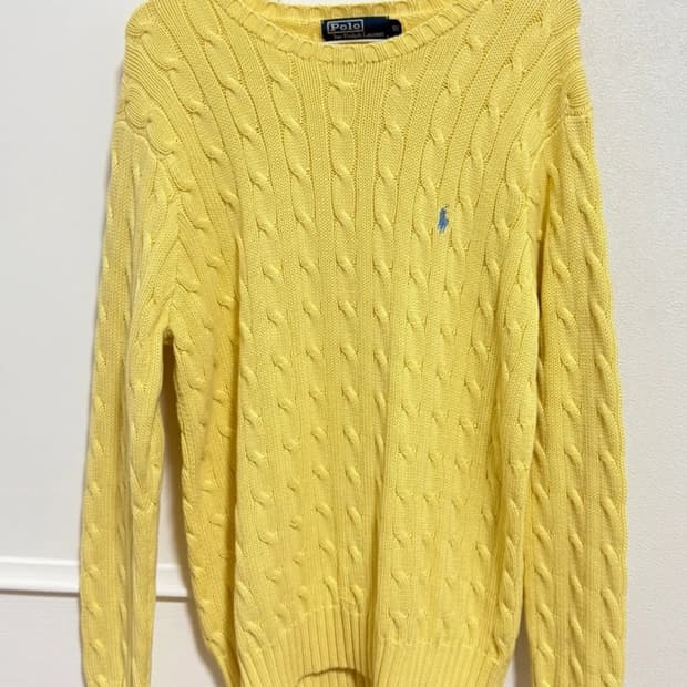 폴로 케이블 니트