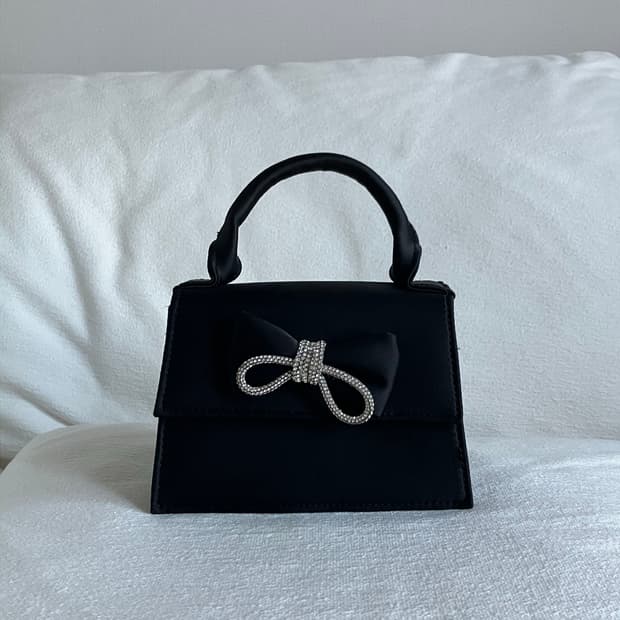 런던 리본 비즈 토트백 미니백(크로스 가능)