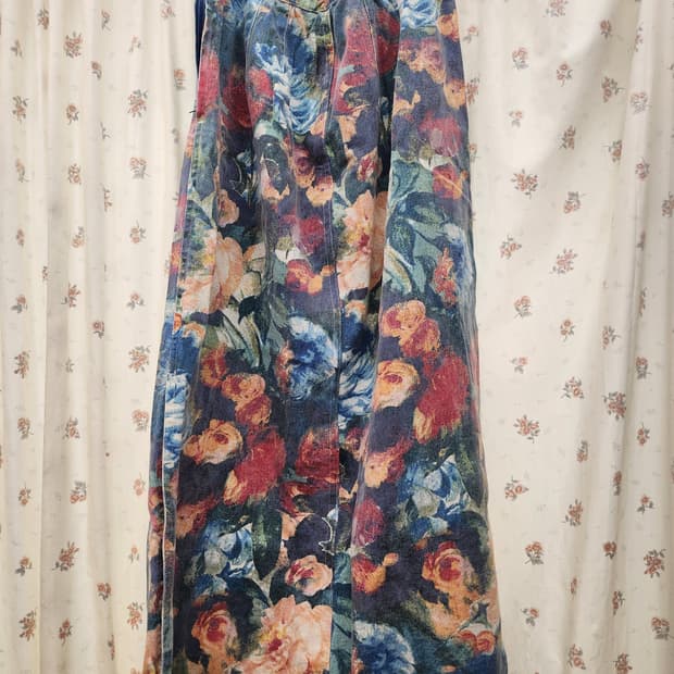 (지구샵) 수채화 데님스커트 