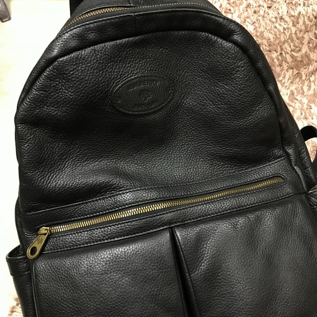 멀버리 가죽 백팩