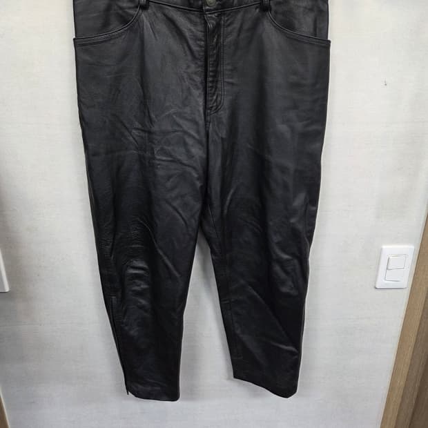 할리데이비슨 바이커 가죽 팬츠 대략 38