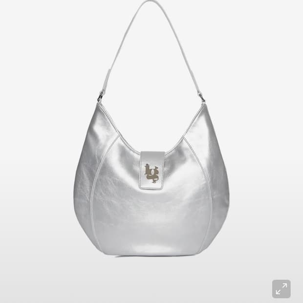 일리고 라인 호보백 실버