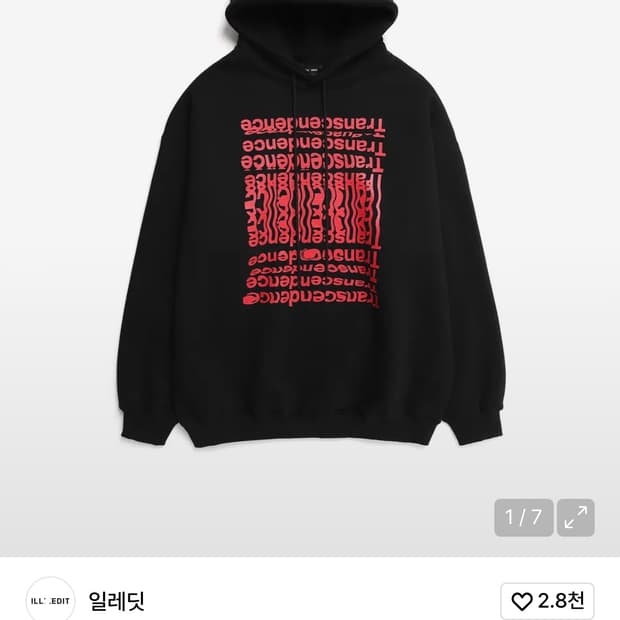 (F)transcedence 후드티