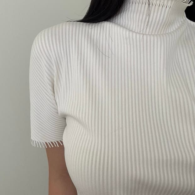 이세이미야케 플리츠플리세 상의