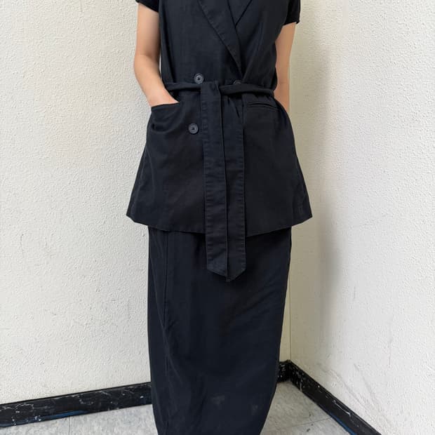Gap Linen double vest set-up