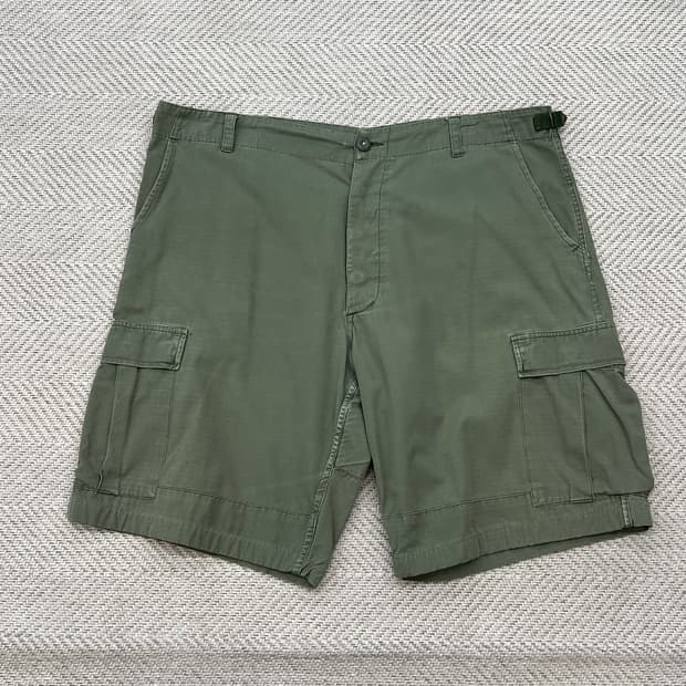 밀리터리 립스탑 카고 하프팬츠 r3979