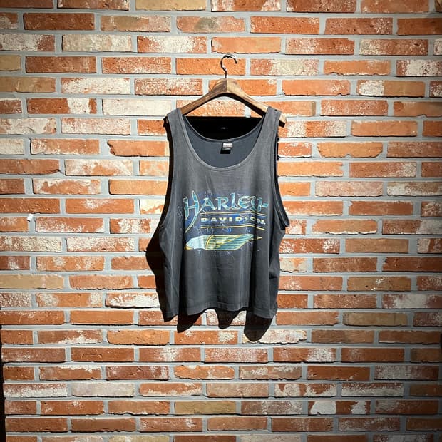 빈티지 할리 데이비슨 슬리브리스 나시