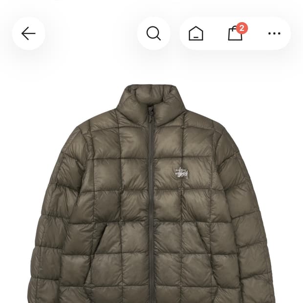 스투시 푸퍼자켓