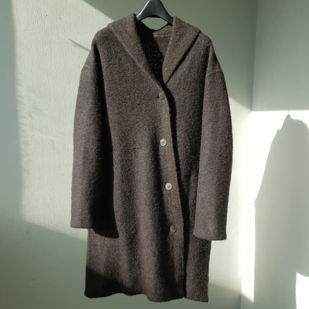 HAAT wool coat by Issey Miyake