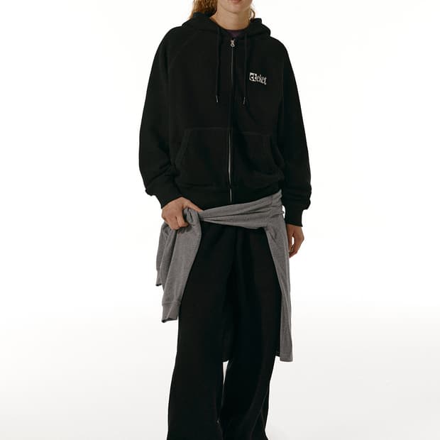 Plan Zip-Up Hoodie Black