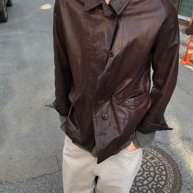 누마레 램스킨 블루종