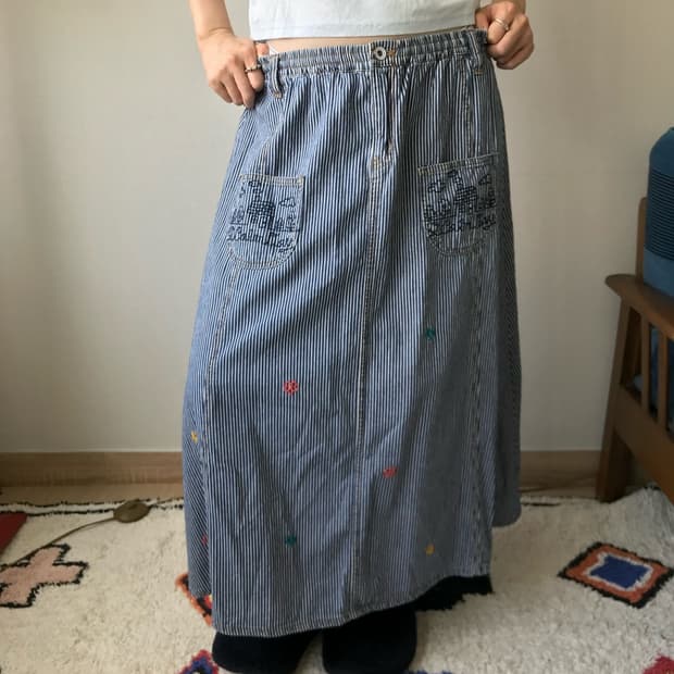 hickory needle work skirt