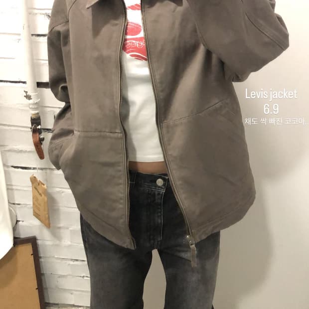 리바이스 뮤트브라운 자켓
