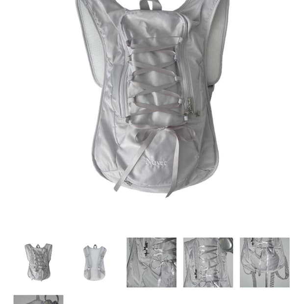 구해요) 누엣 레이스업 백팩 그레이