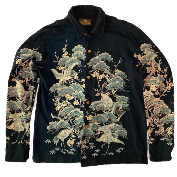 크롭 헤드 오리엔탈 셔츠