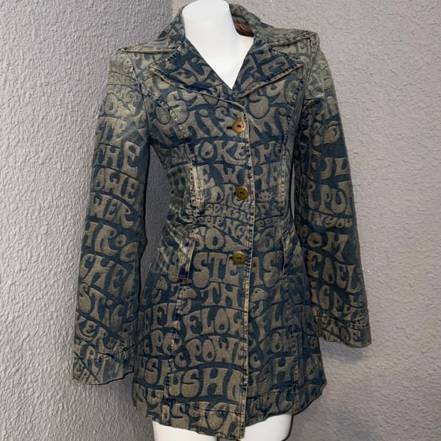 미스식스티 데님 하프코트