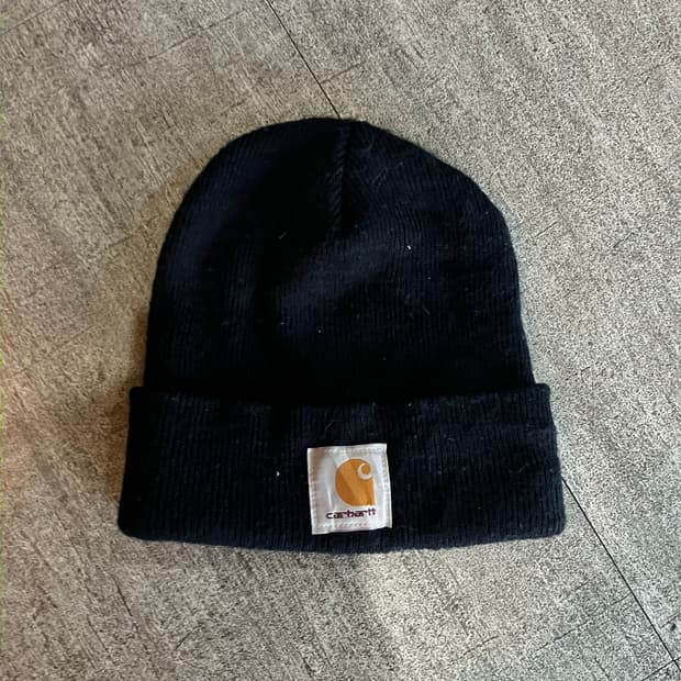 Carhartt 칼하트 올드스쿨스트릿 시그니처로고 비니모자