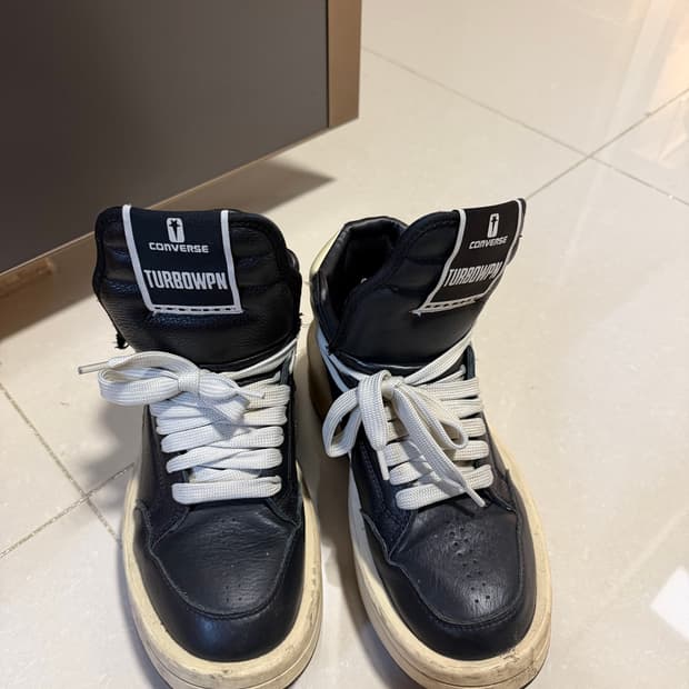컨버스 다크쉐도우 터보웨폰 블랙 235