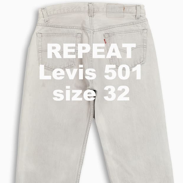 빈티지 리바이스 501 80s USA 32 인치 LV50134552
