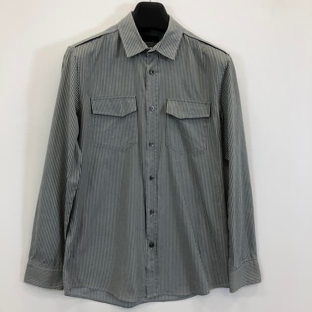 TIME 타임옴므 포켓 스트라이프셔츠 95 사이즈