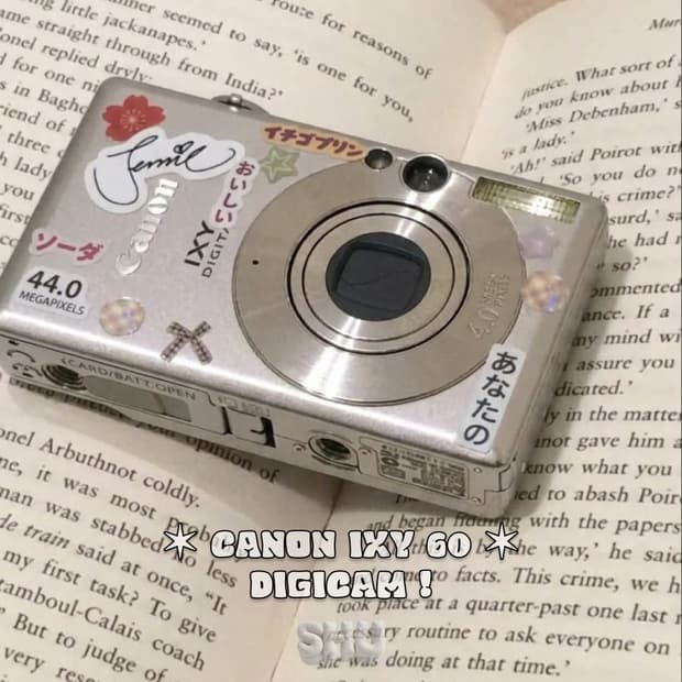 캐논 익시 IXY 60(익서스 IXUS 50) 빈티지 디카 실버