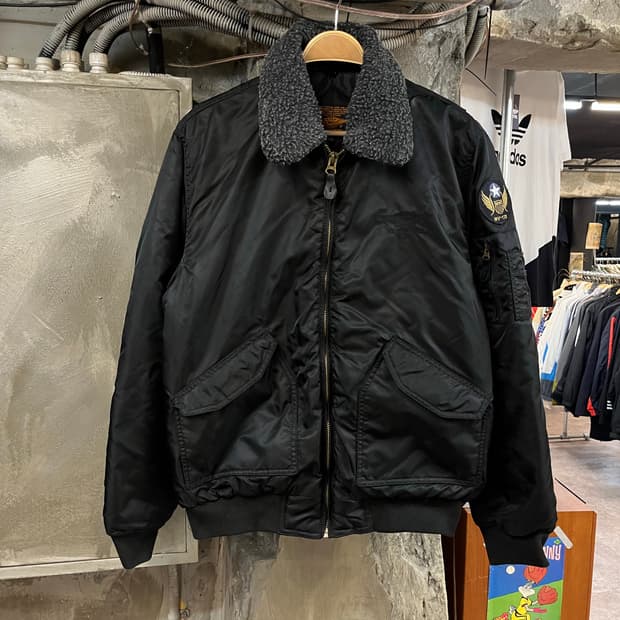 캡틴 위빅 쉐르파 ma1 항공점퍼 블랙 2XL #csz1931