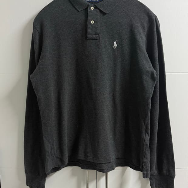 (매장판) POLO 폴로 차콜 그레이 카라티 M