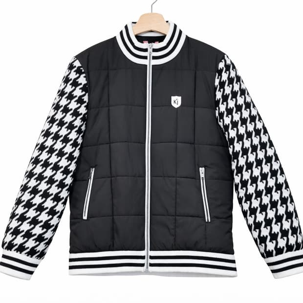 KYJ GOLF의 하운드투스 퀼팅 점퍼
사이즈 105