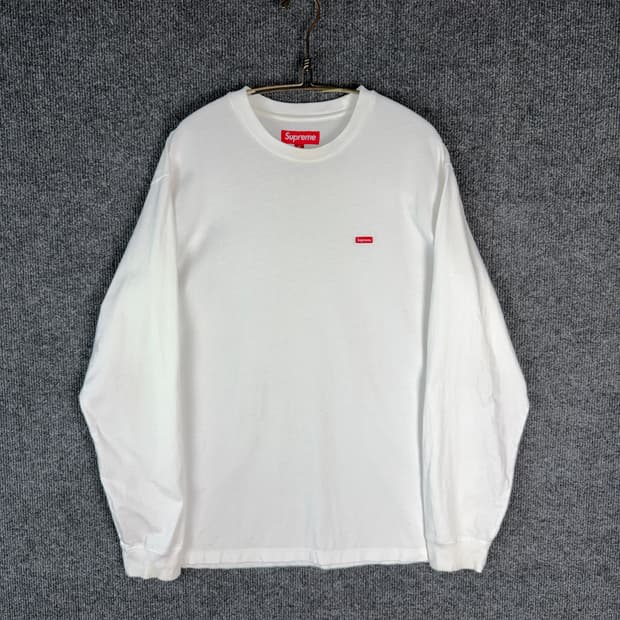 슈프림 스몰 박스로고 롱슬리브