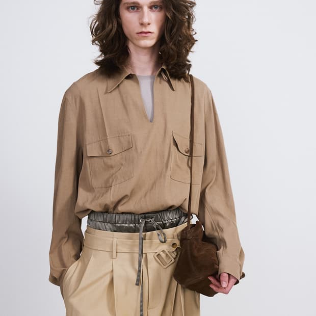 렉토 26SS 투포켓 헌팅탑 셔츠 베이지 카키