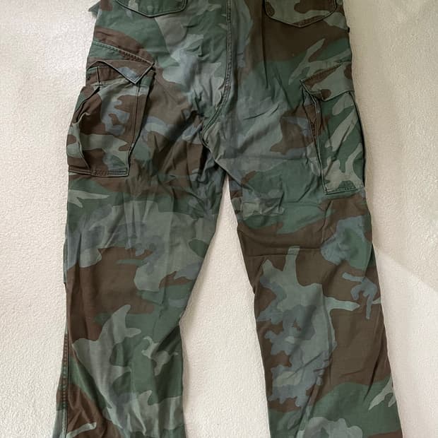 미군 오리지널 bdu 우드랜드 카모 팬츠