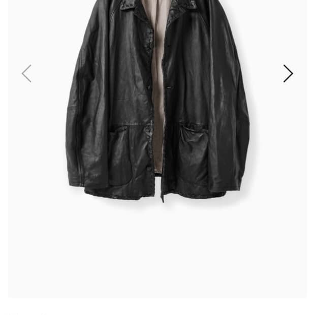 새상품) 이얼즈어고 윕 스티치 워시드 레더 자켓 2 m 사이즈