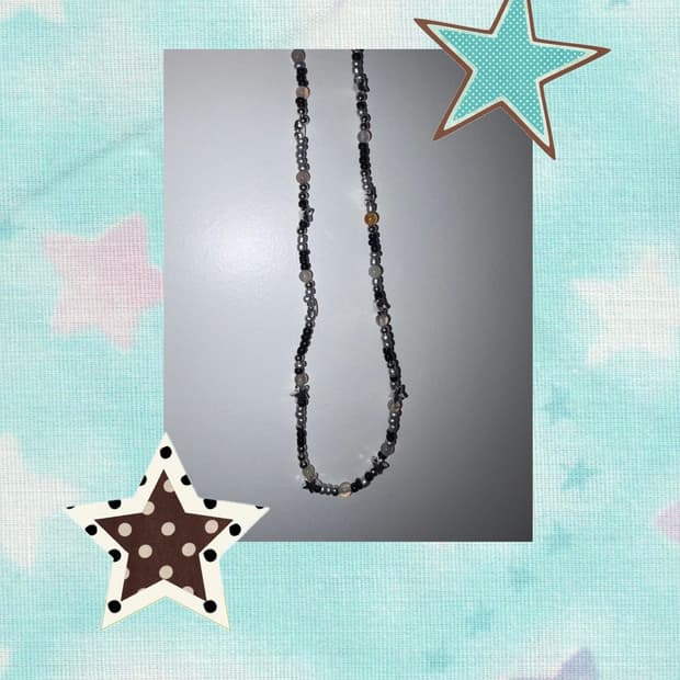 빈티지 실버 별 목걸이 / silver star necklace