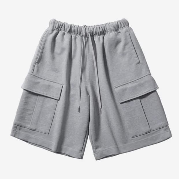 (3)모이프 오버밀 스웻 쇼츠 / OVER MIL SWEAT SHORTS
